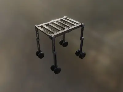 MECHANICAL ROBOT Low-poly 3D model