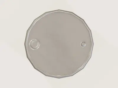 Lowpoly Oil Drum 00 Low-poly 3D model