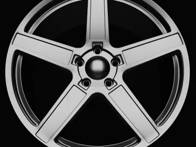 Car Wheel Rim 3D model by 3DModelingCorp