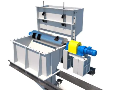 alimentador conveyor system 3D model