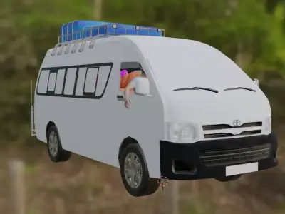 Toyota Hiace  3D model purchase