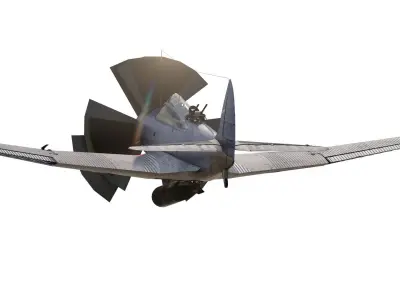 Douglas SBD Dauntless 3D model purchase