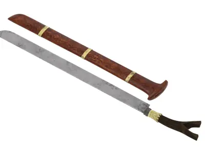 Sikin Panyang Sword 3D model