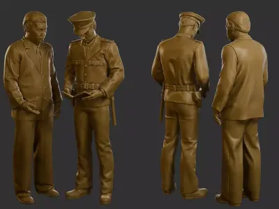 CzechoSlovak Communist Police CCP2 003 3D print model