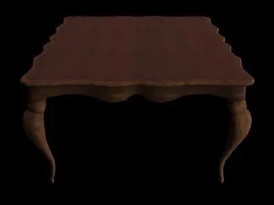 Antique Table 03 Low-poly 3D model