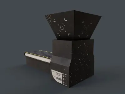 Production Line V5 Low-poly 3D model