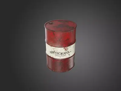 Oil Barrel 3D model order