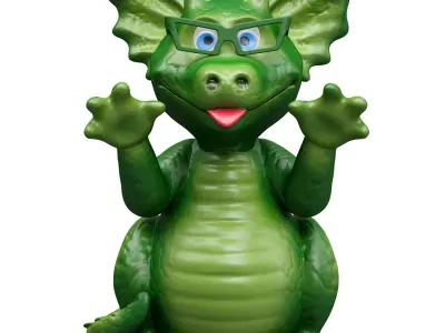 Dragon Dracosha Dinosaur Toy Figurine Figurine 3D model