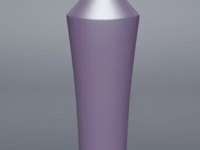 gl bottle Low-poly 3D model
