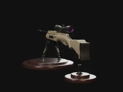 MW3 LA-B 330 Gold Platinum Polyatomic Orion Camo 3D model