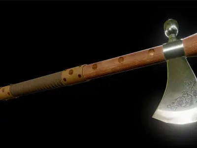 Melee pack Low-poly 3D model