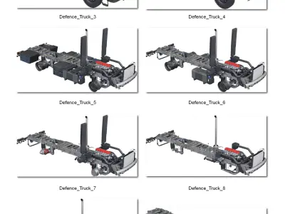 Dosch 3D - Defense Truck Details 3D model
