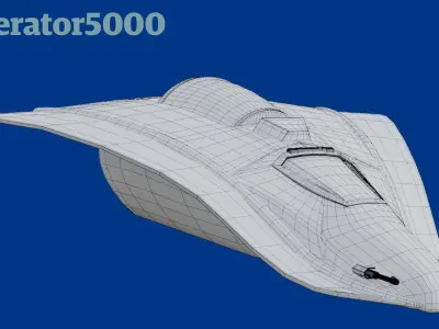 Xelerator5000 Low-poly 3D model