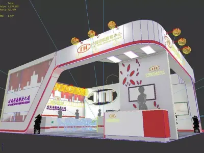 Exhibition - Area - 8X10-3DMAX2009-026 3D model
