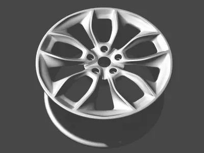 Wheel Alloy model - Skoda 3D model