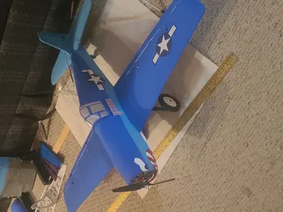 HellCat V3 RC Ready Aircraft 1000MM 3D print model