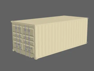 Shipping container 3d model Free 3D model purchase