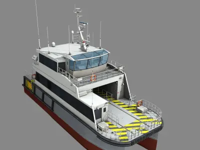 Offshore Supply Ship  purchase 3D model