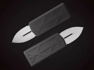 Knife 2 A Low-poly 3D model