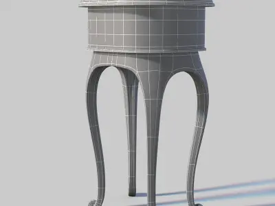 Antique console 3D model