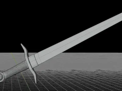 Realistic Sword 3D Model 3D model