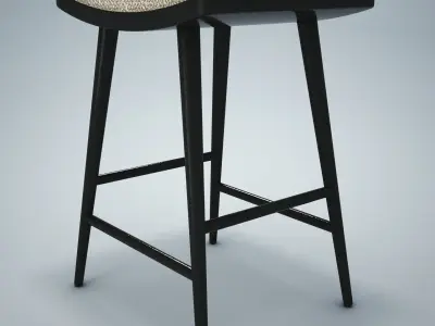 Blare Counter Stool 3D model
