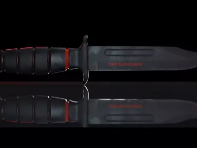 Military Knife  3D model
