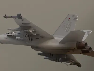Super Hornet F18 SC 3D model