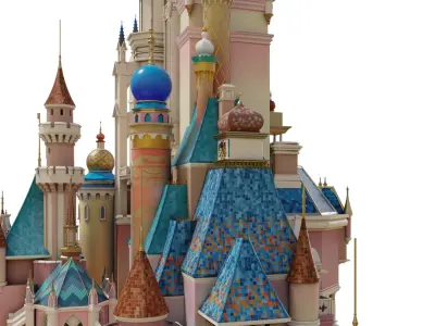 Hong kong castle 3D 3D model