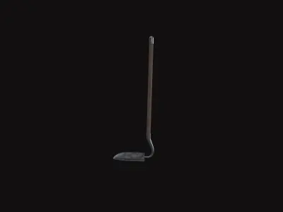 Medieval Shovel V02 Low-poly 3D model
