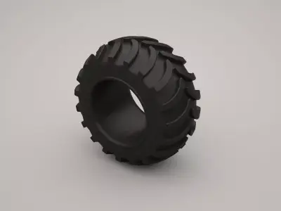 Industrial tire 3D model