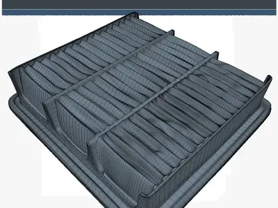 Wix Ait Filter Low SM Low-poly 3D model