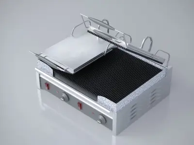 INDUSTRIAL DOUBLE TOAST MACHINE 3D model