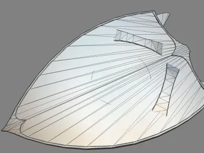 Holy Shield Low-poly 3D model purchase