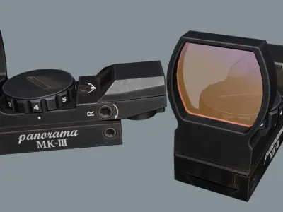 hakko35 gun Low-poly 3D model