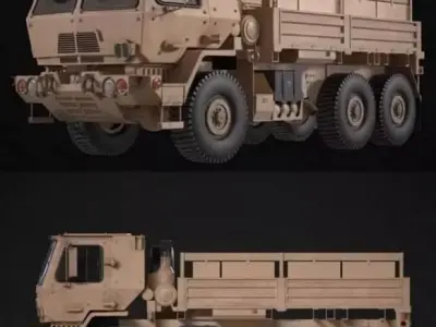 FMTV M1083-A2 3D Printed Truck 3D print model