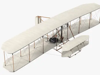 Wright Flyer 3D model