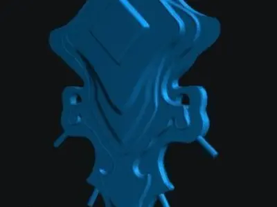 mostima dress accesories bottom part  3D print model