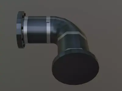 Pipe corner 3D model