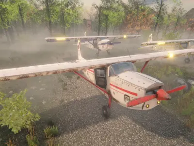Cessna YZ Low-poly 3D model