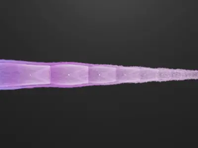 Rocket - Jet Engine Thrust Animation 3D model