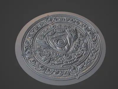Trabzonspor Football Medallion 3D print model