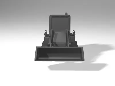model of a crawler mini tractor JCB 3D model