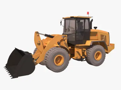 cargador frontal02 3D model