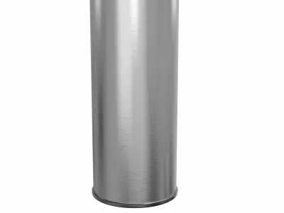 Aluminium paint can 3D model