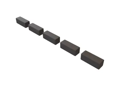 Morse Code 0 v1 001 Low-poly 3D model