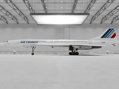 Concorde 3D model
