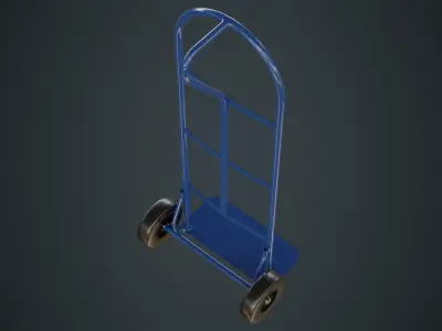 Hand Truck 5 Untextured 3D model