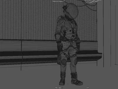 The Subway Martian  3D model