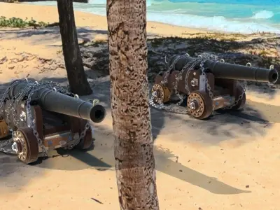 MODO - The Soul Ship Cannons 3D model